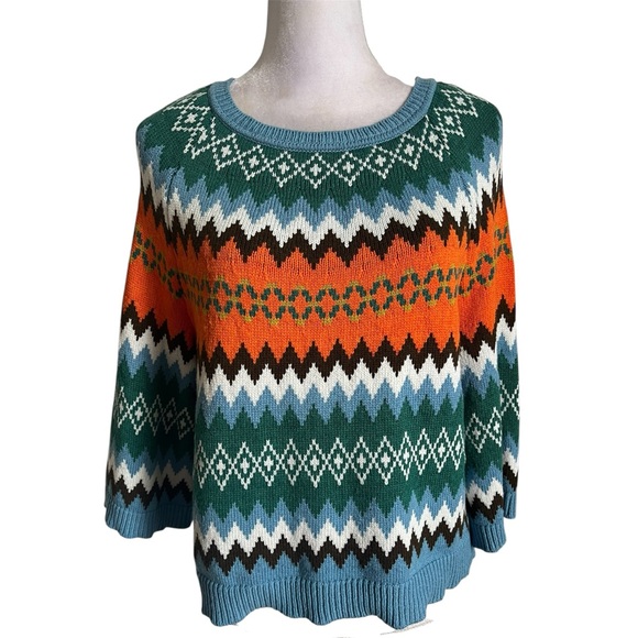Max Mara Weekend Fair Isle Sweater Small - Picture 1 of 8